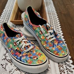 Vans X Nintendo Super Mario Unisex Athletic Skate Shoes